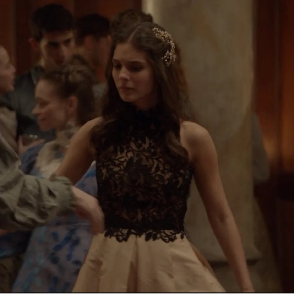 Patricia Bonaldi PatBO Taffeta & Lace Gown - Picture 10 of 11